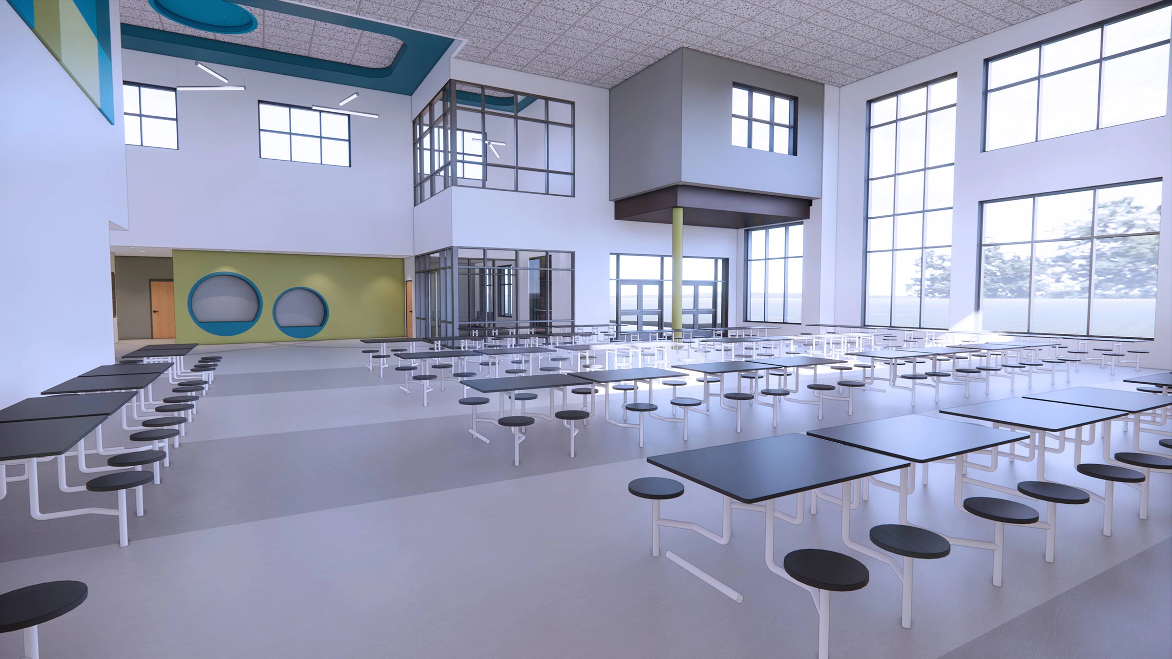 2207CurrituckCoSchoolsTullsCreekES-RenderingCafeteria01